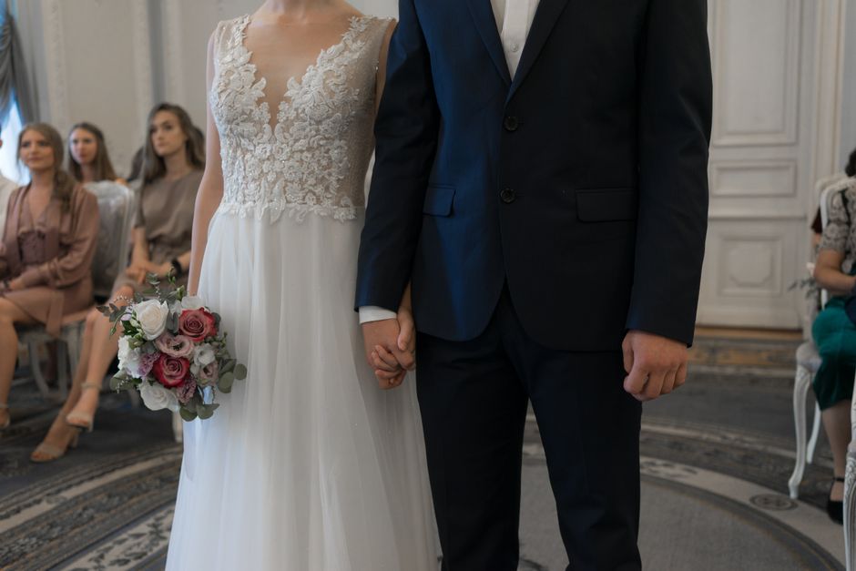 Candid moment during a ceremony